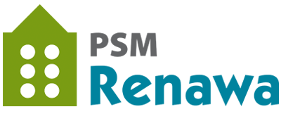Logo firmy POWSZECHNA SPÓŁDZIELNIA MIESZKANIOWA "RENAWA"