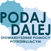 Logo firmy STOWARZYSZENIE POMOCY POTRZEBUJĄCYM "PODAJ DALEJ"